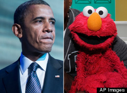 Obama: 'Elmo, You Better Make A Run For It!' (VIDEO)