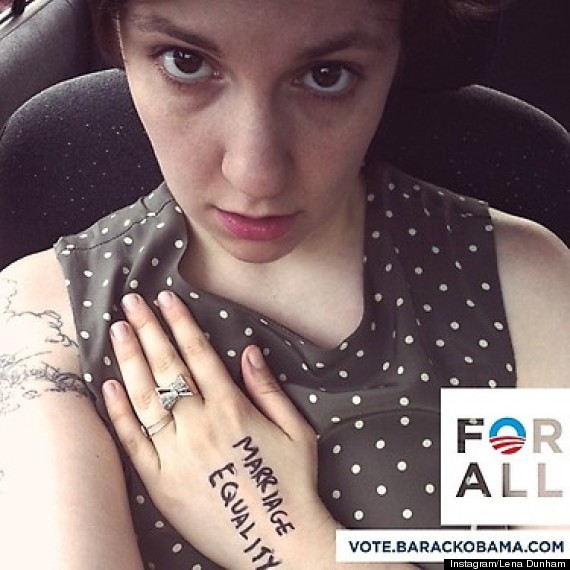 lena dunham obama