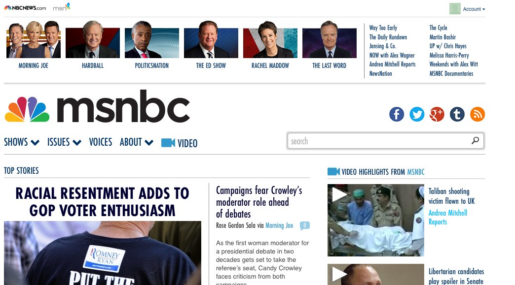 msnbc website