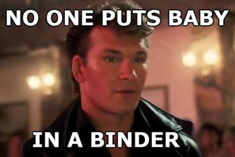 baby in a binder