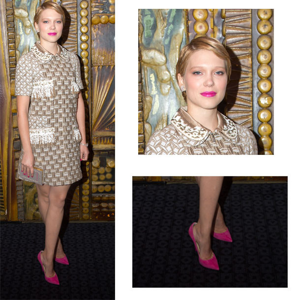 Lea Seydoux attends the Louis Vuitton Womenswear Fall Winter News Photo  - Getty Images