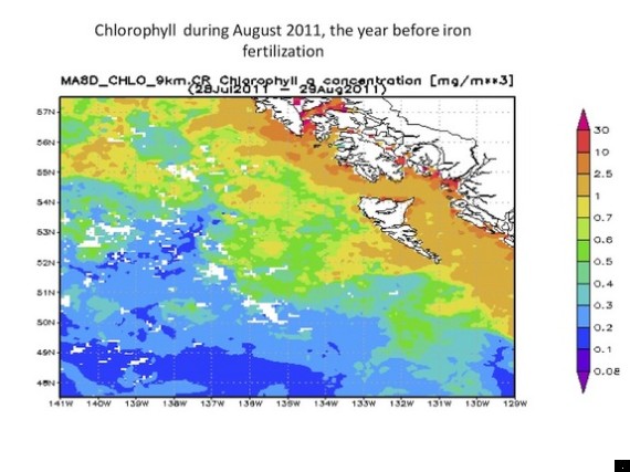 iron dumping pacific ocean