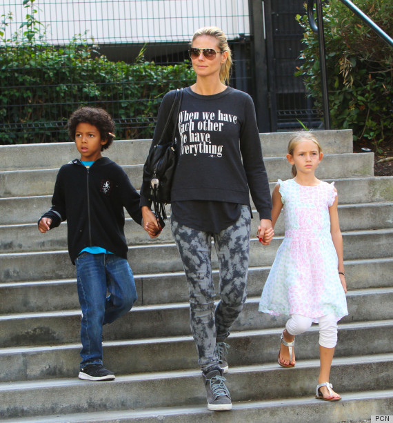 Heidi Klum's Tie-Dye Pants: Love It Or Leave It? (PHOTOS, POLL) | HuffPost