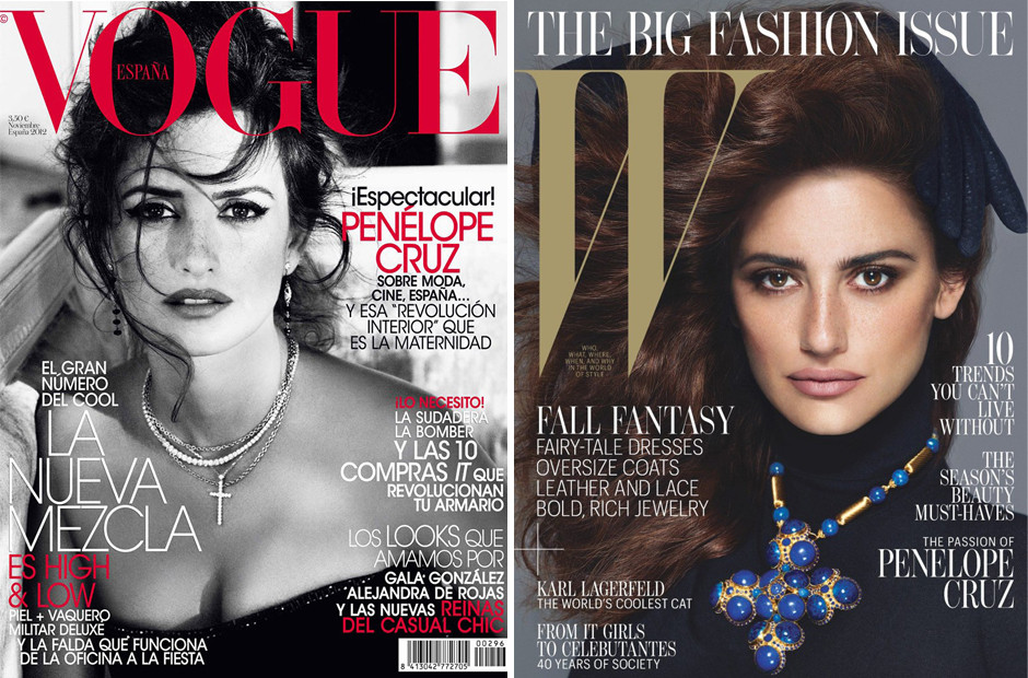 Penélope Cruz protagoniza de la portada de enero de Vogue España