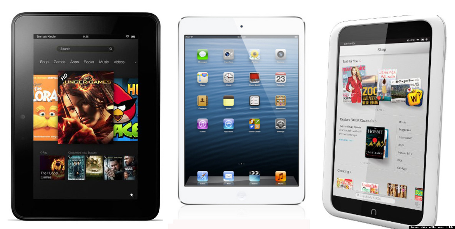 iPad Mini, Kindle Fire HD, Nexus 7, NOOK HD: How The Best 7-Inch ...