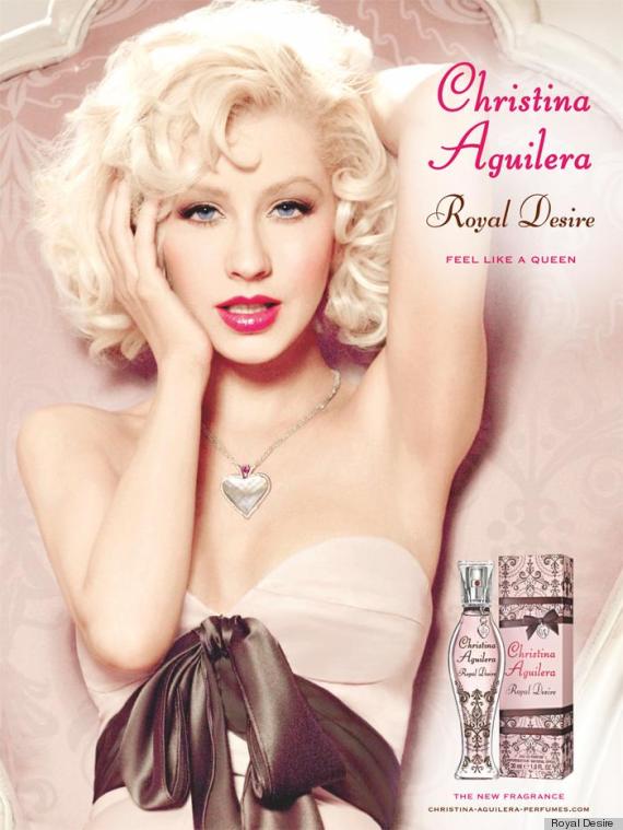 christina aguilera royal desire ad