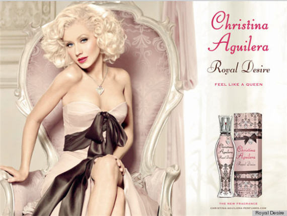 christina aguilera royal desire ad