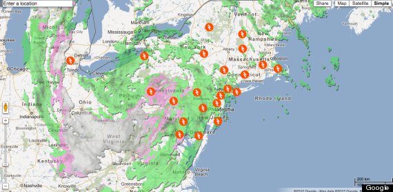 google crisis map