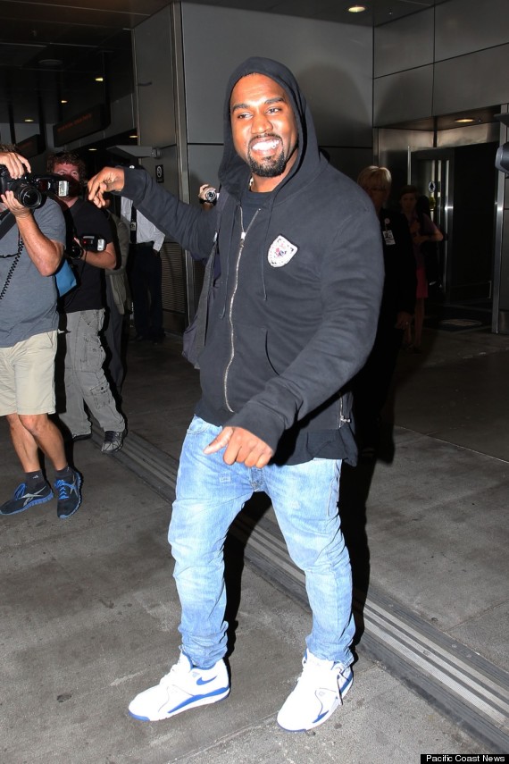 kanye west smiling