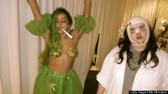 lady gaga weed costume