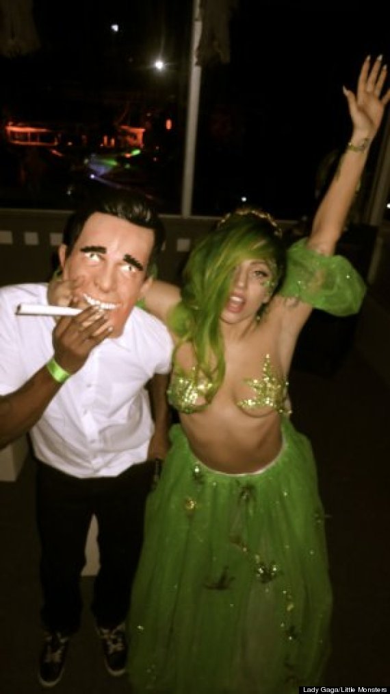 lady gaga weed costume