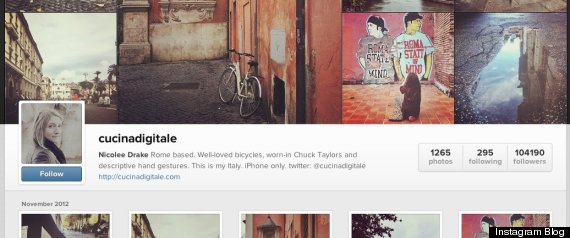 instagram web profile