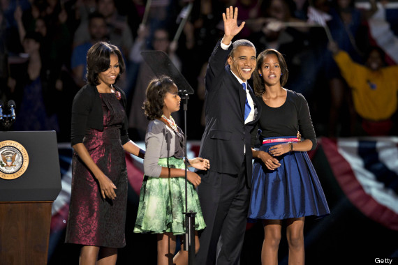 malia and sasha obama election night