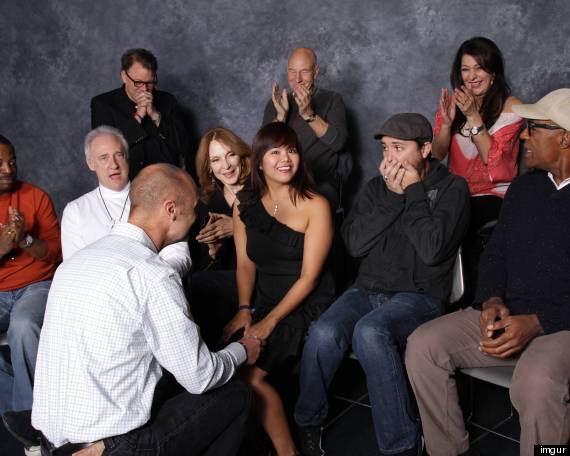 star trek wedding proposal photo