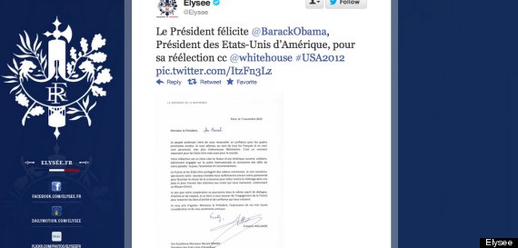 hollande tweet