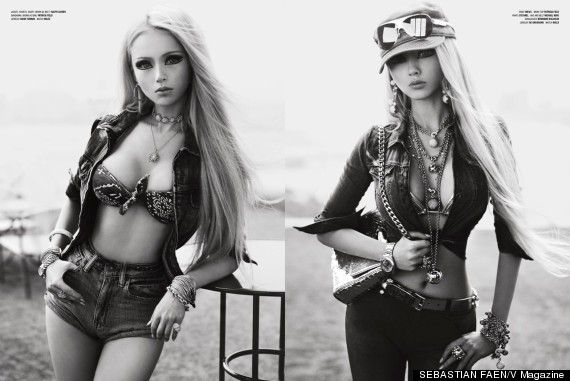 valeria lukyanova living barbie photos