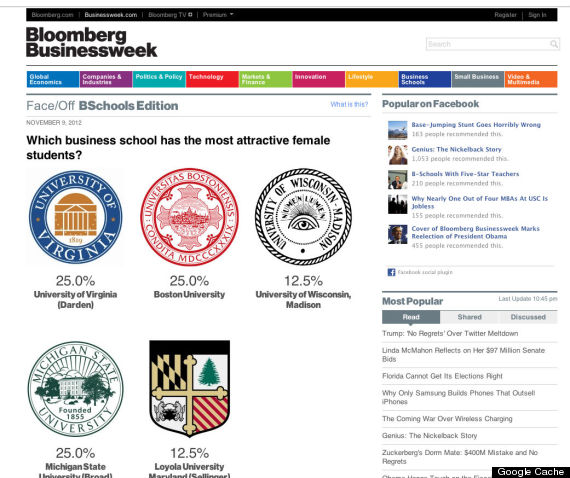 businessweek hottest female mba students