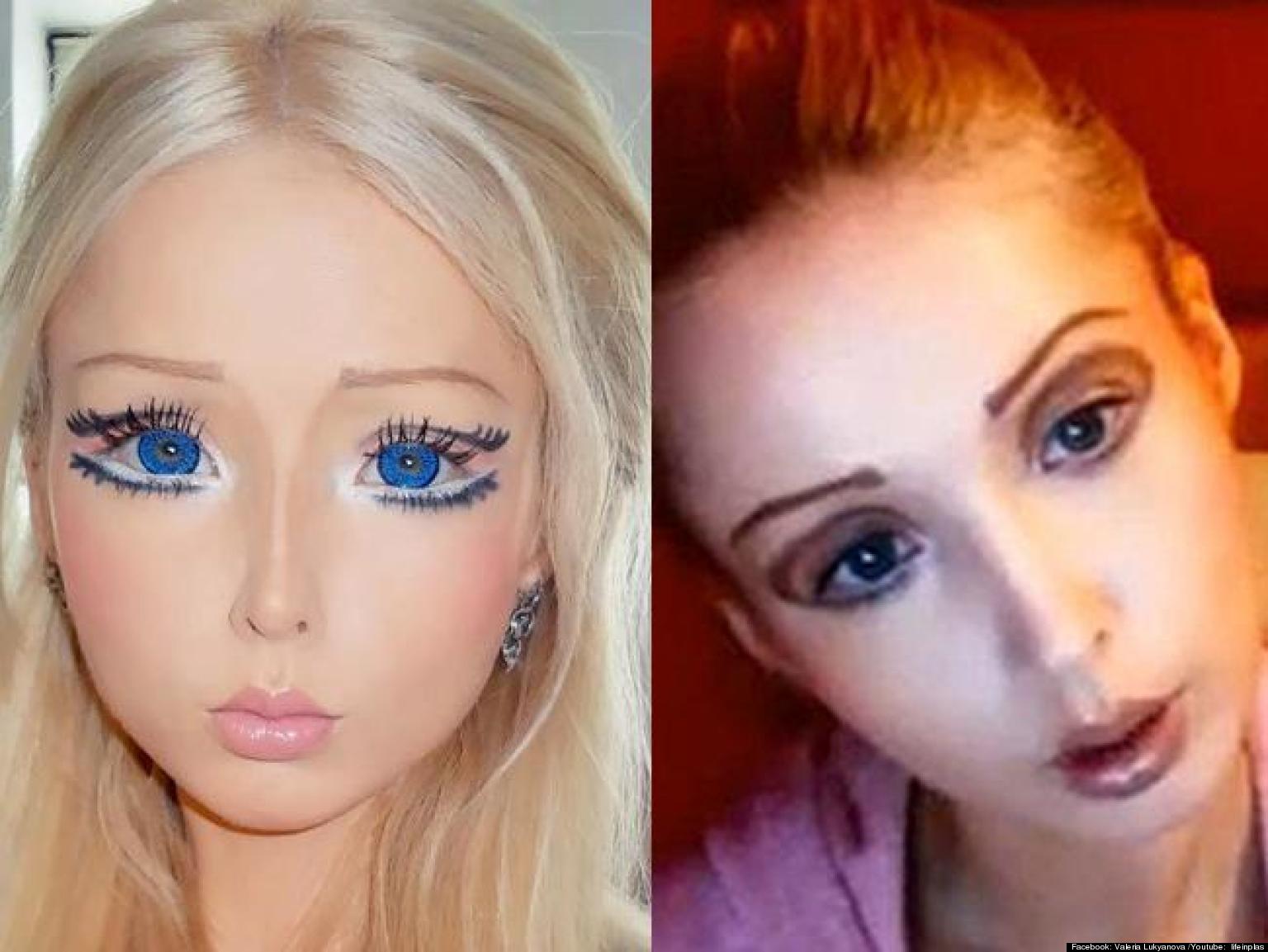 Valeria Lukyanova, Human Barbie, Fake? Site Claims Internet Sensation ...