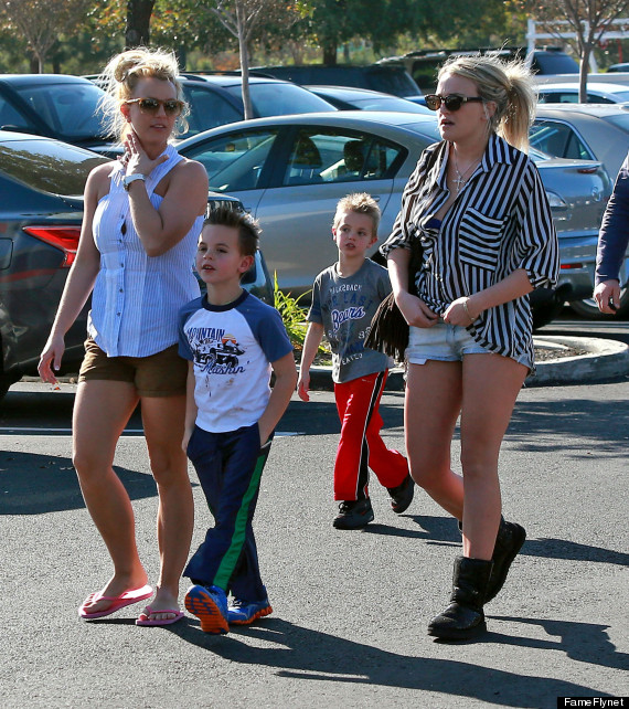Britney Spears, Jamie Lynn Spears Go Shopping With Children (PHOTO ...