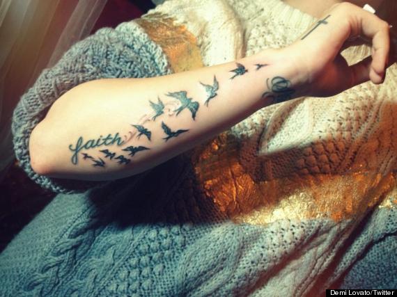 demi lovato new tattoo