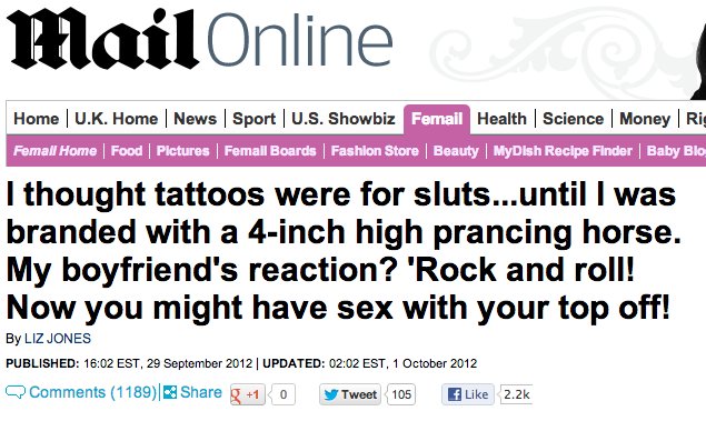 Daily Mail Greatest Hits 14 Absurd Headlines About Women Huffpost