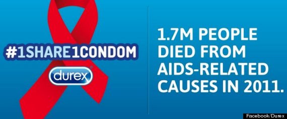 durex world aid day twitter