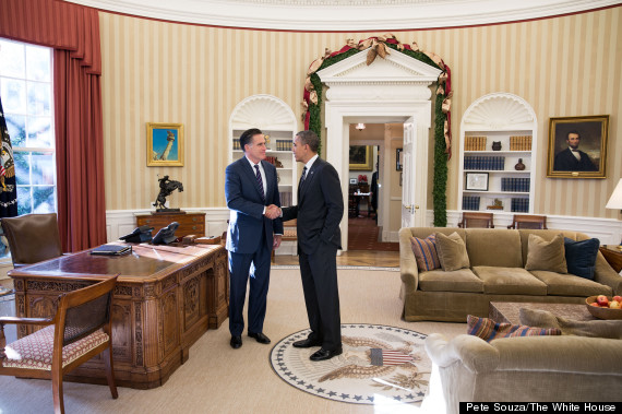 obama romney lunch photo