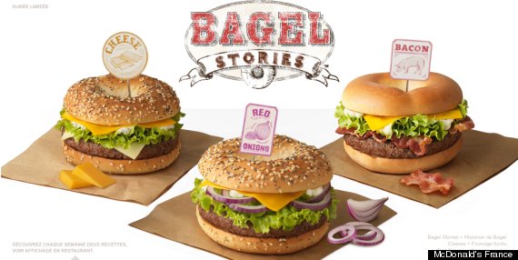 mcdonalds bagel burgers