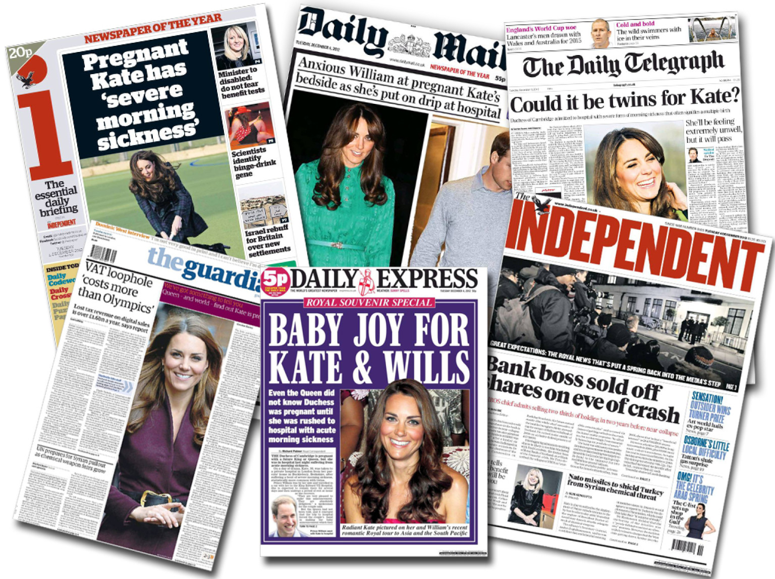 Kate Middleton Pregnant: How The Papers Covered The Duchess Of ...