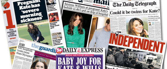 Kate Middleton Pregnant: How The Papers Covered The Duchess Of ...