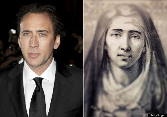 nicolas cage virgin mary