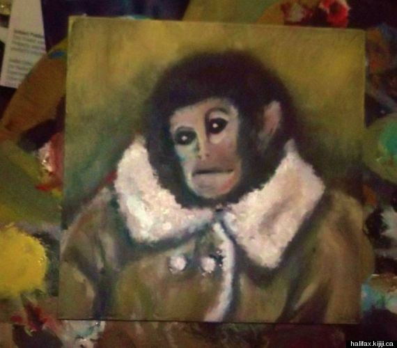 ikea monkey painting