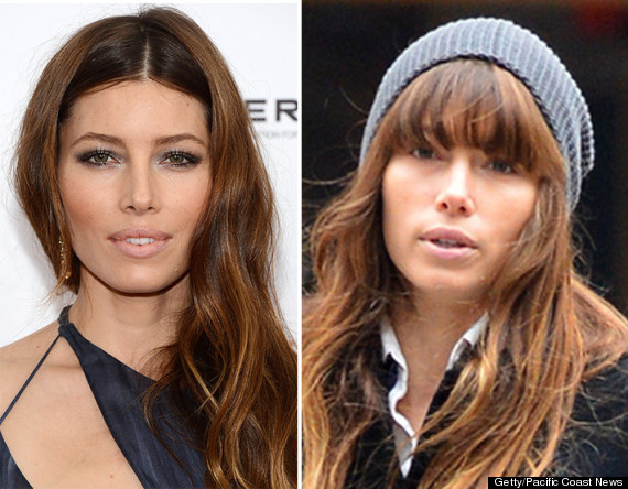 jessica biel no makeup