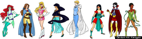 disney princess superheroes