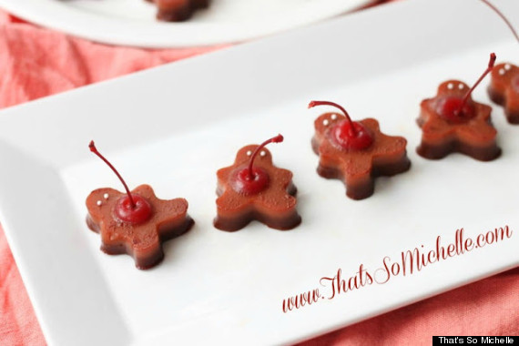 gingerbread men jello shots