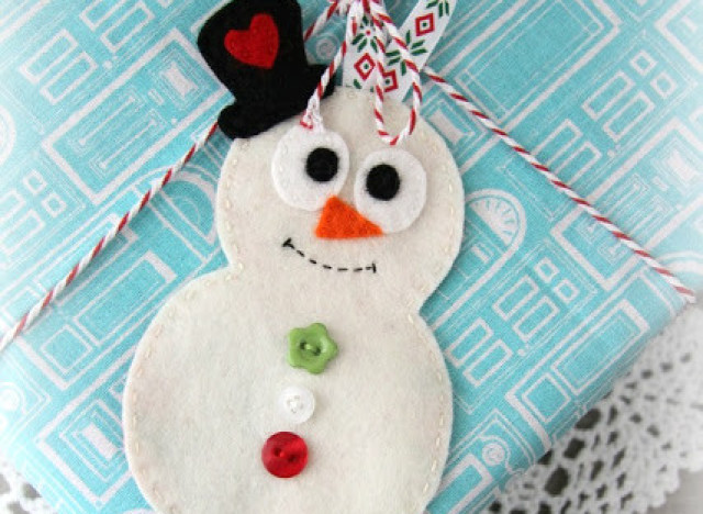 felt snowman