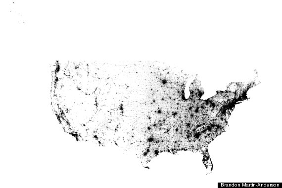 us dotmap census