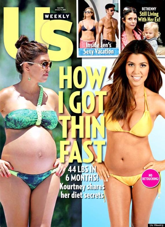 kourtney kardashian postbaby body