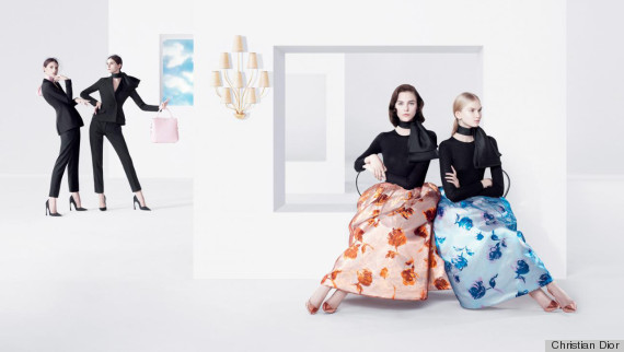 raf simons dior ads