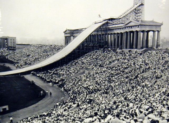 ski jumping soldier field