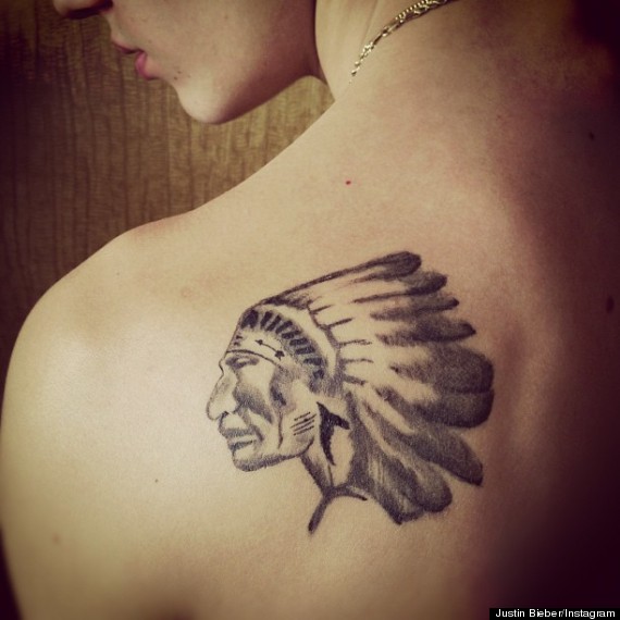 justin bieber tattoo