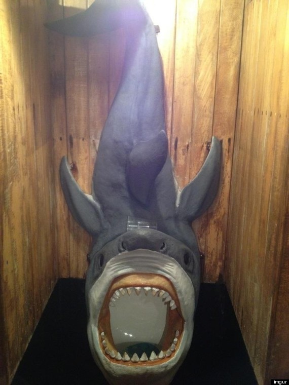 shark urinal