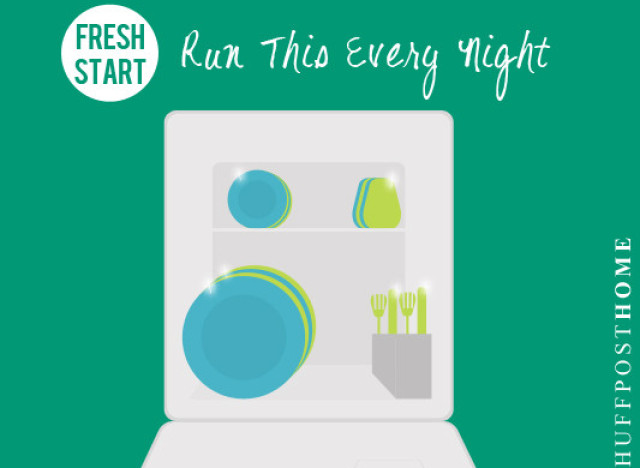 run dishwasher every day