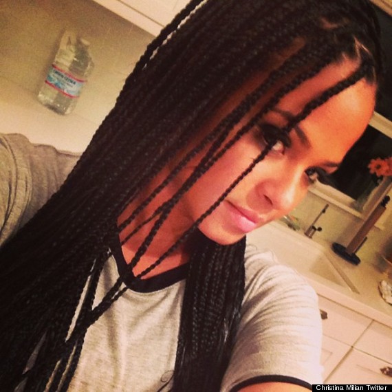 christina milian braids