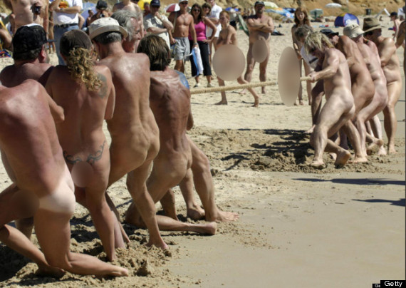 maslin beach tug of war