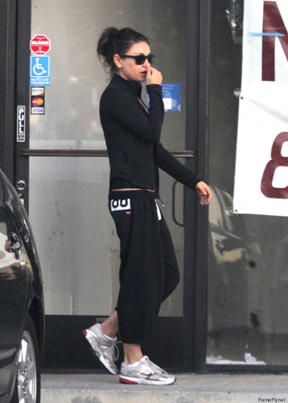 mila kunis sweatpants