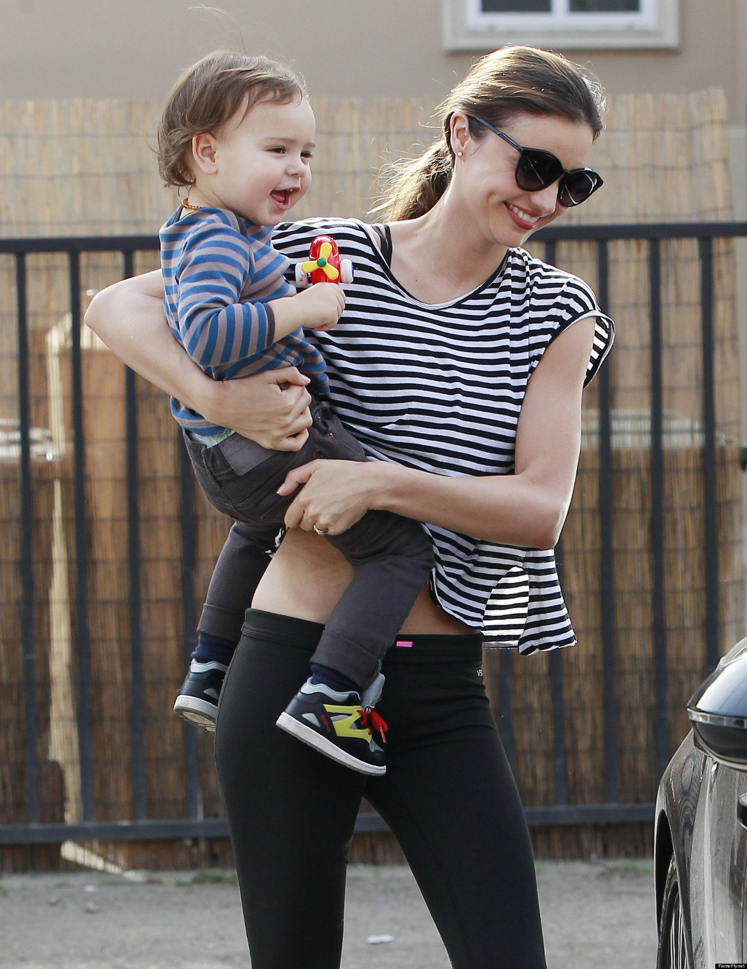 Miranda Kerr And Baby Flynn Are Too Cute In Matching Outfits (PHOTOS ...