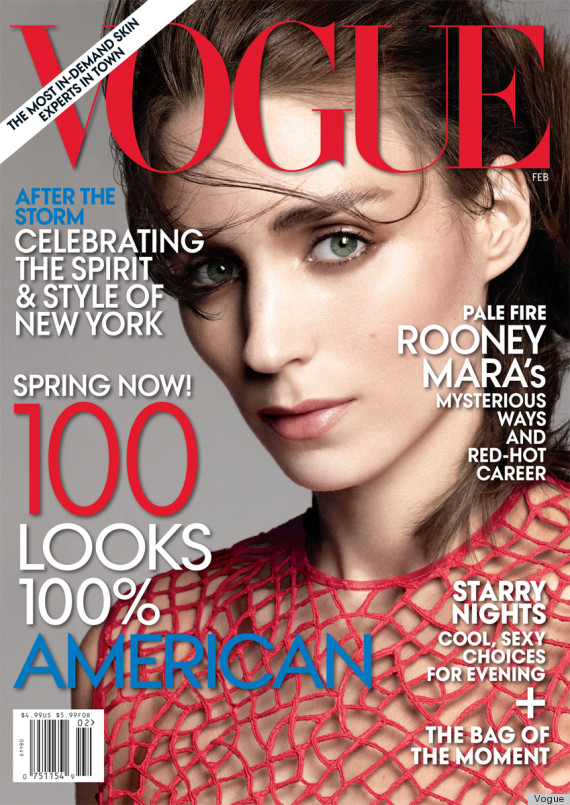 Rooney Mara Covers Vogue's February 2013 Issue (PHOTOS) | HuffPost