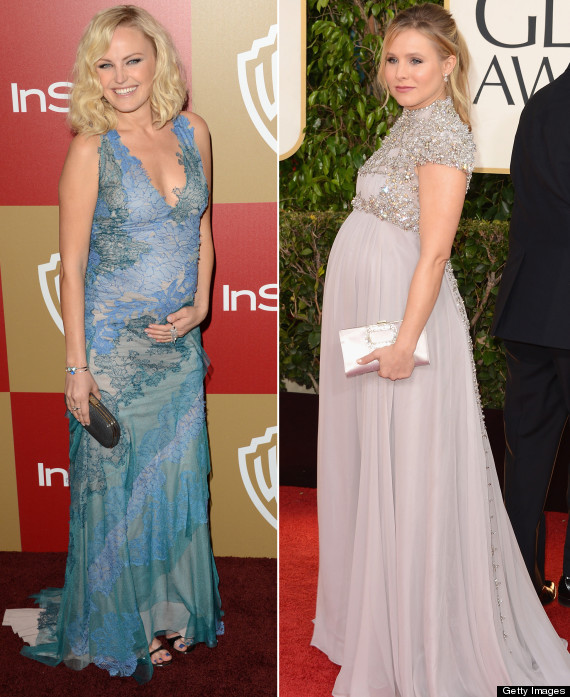 pregnant stars golden globes 2013