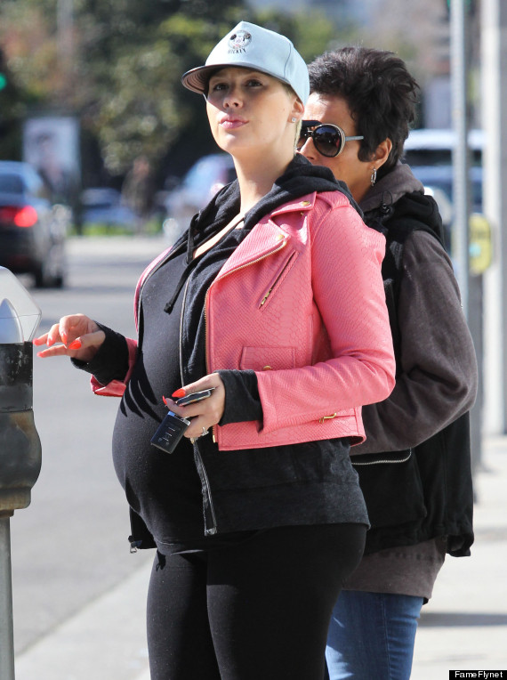 pregnant amber rose